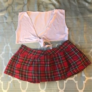 Sexy school girl lingerie